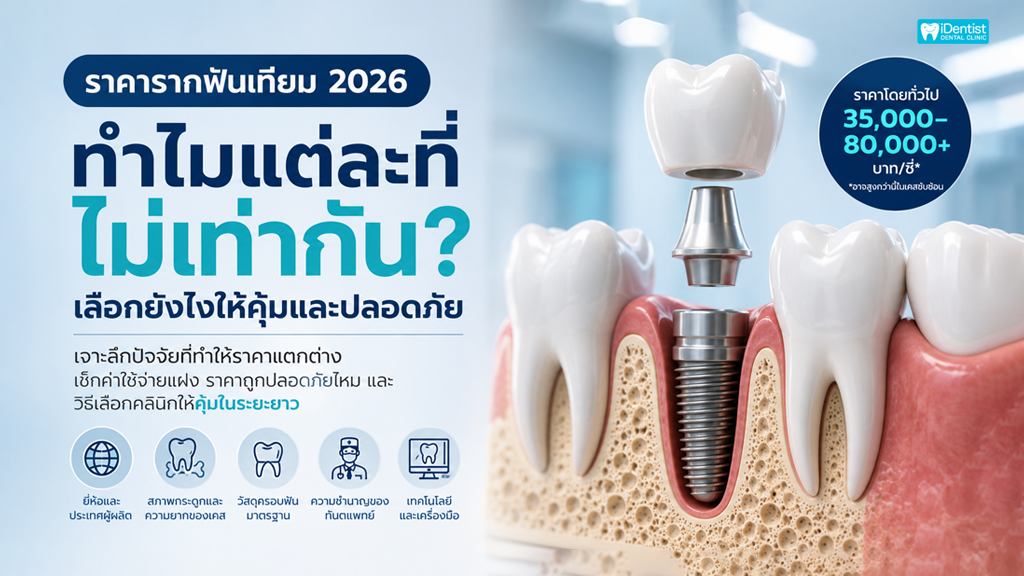 ราคารากฟันเทียม 2026